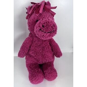 Retired Jellycat Pink Cushy Pony Plush 12"